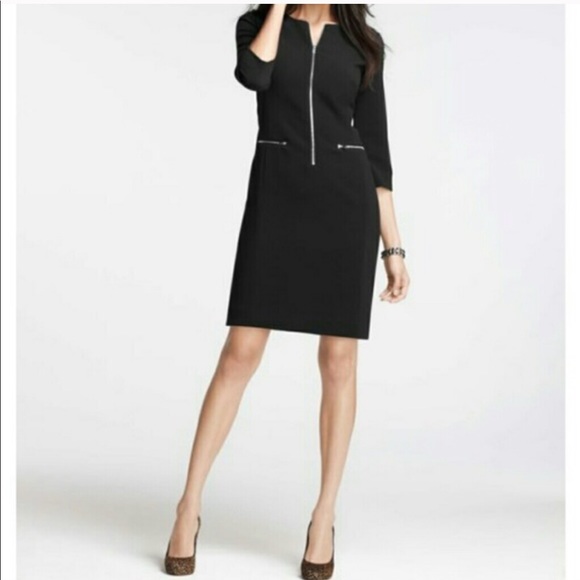 ann taylor black dress